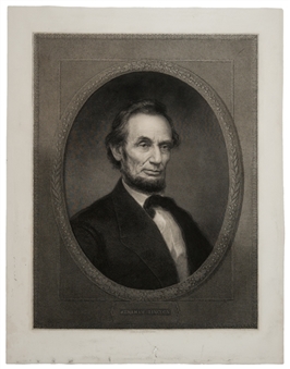 1866 Abraham Lincoln Engraving (University Archives LOA)